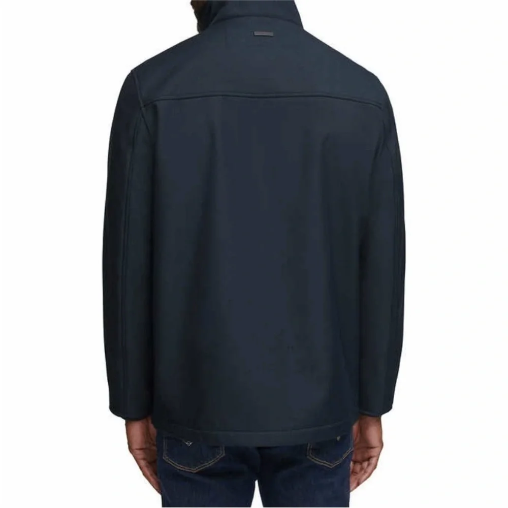 Andrew Marc Men's Textured Jacket Color: Blue